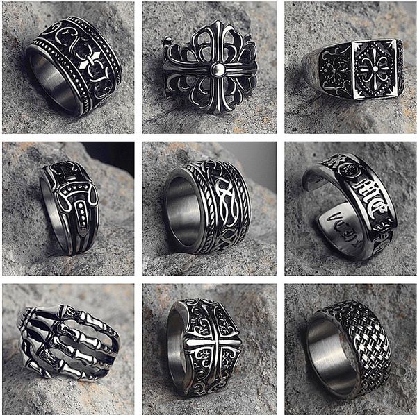 party favor chrome/hearts rings net trendy punk titanium steel ring men's dominee index finger cross luo xinhua hip hop
party favor chrome/hearts rings net trendy punk titanium steel ring men's dominee index finger cross luo xinhua hip hop
