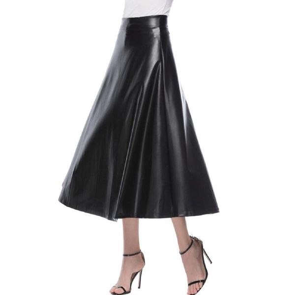 skirts faux leather skirt women elegant tie belt high waist long pleated vintage a-line midi 2021 spring, Black
skirts faux leather skirt women elegant tie belt high waist long pleated vintage a-line midi 2021 spring, Black