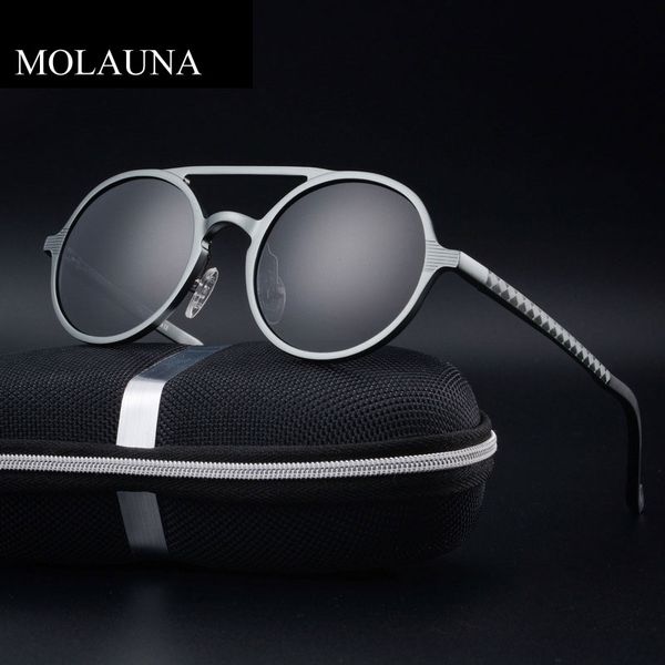 round steampunk sunglasses men women men's polarized sunglasses classic driving male glasses uv400, White;black
round steampunk sunglasses men women men's polarized sunglasses classic driving male glasses uv400, White;black