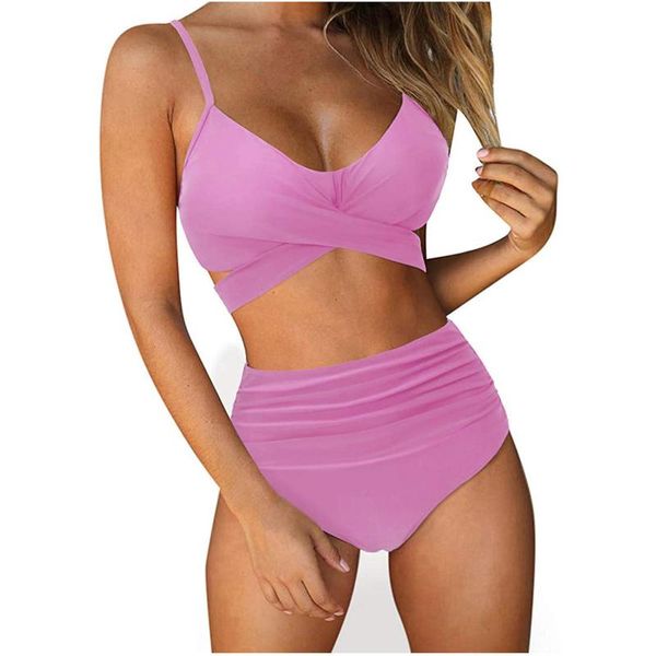 women's swimwear 2021 solid bikini summer swimsuit women two pieces high waist push up tankini swimsuits bathing suit #xg, White;black
women's swimwear 2021 solid bikini summer swimsuit women two pieces high waist push up tankini swimsuits bathing suit #xg, White;black