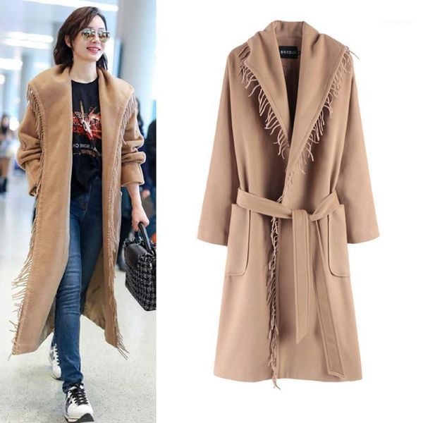 women's wool & blends abrigo de lana abrigos coreanos plus size coat ropa mujer invierno chaquetas bayan mont habit femme winter belt, Black