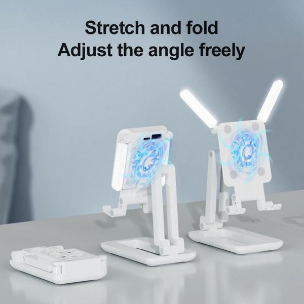 1pc est high qulity deskfolding cell phone holder multi-function cooling and fill light supplementary lamp bracket white mounts & holder
1pc est high qulity deskfolding cell phone holder multi-function cooling and fill light supplementary lamp bracket white mounts & holder