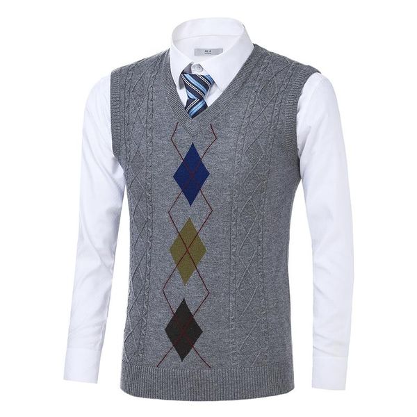 men's vests male argyle sweater vest mens sleeveless wool casual man office knit, Black;white
men's vests male argyle sweater vest mens sleeveless wool casual man office knit, Black;white