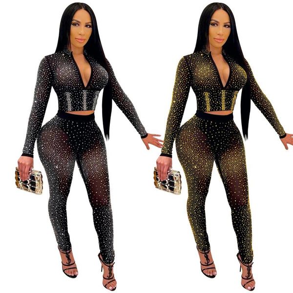 women's two piece pants zoctuo sets women 2 club party diamonds tight pant mesh see through v neck long sleeve crop set, White
women's two piece pants zoctuo sets women 2 club party diamonds tight pant mesh see through v neck long sleeve crop set, White