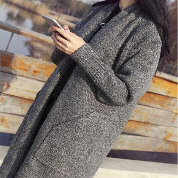 women's sweaters fashion women han edition of 2021 winter long cardigan sweater coat loose large size ladies leisure, White;black
women's sweaters fashion women han edition of 2021 winter long cardigan sweater coat loose large size ladies leisure, White;black