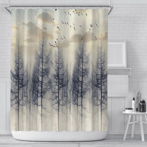 black forest and birds painting shower curtain set with 12 hooks bathroom decoration curtains
black forest and birds painting shower curtain set with 12 hooks bathroom decoration curtains