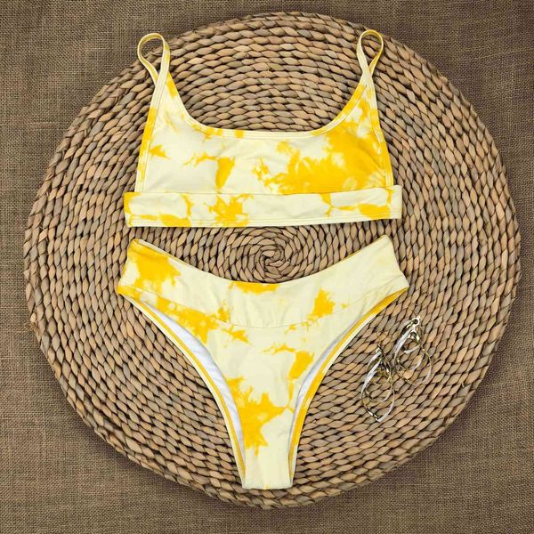 2021 ladies red yellow tie dye push up bikini summer beach vacation swimsuit high-quality swimwear brazilian y air
2021 ladies red yellow tie dye push up bikini summer beach vacation swimsuit high-quality swimwear brazilian y air