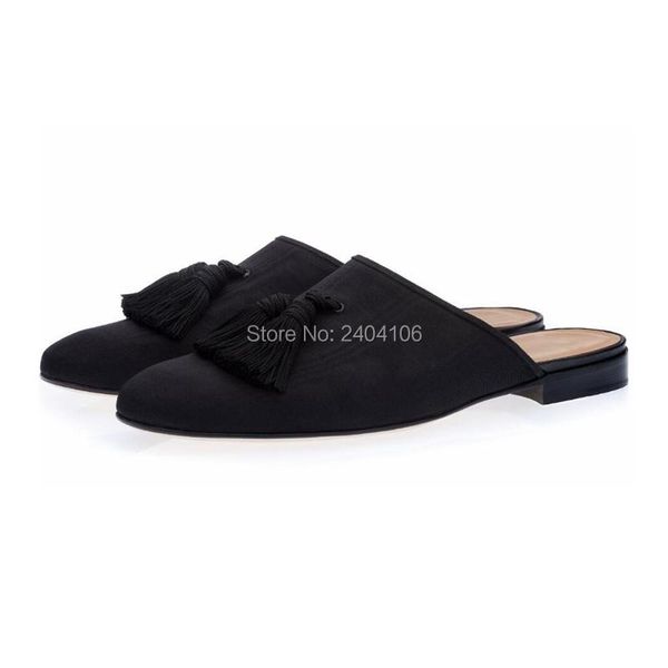 slippers male shoes outdoor flat comfortable shoe summer round toe shape breathable men fringe decoration, Black
slippers male shoes outdoor flat comfortable shoe summer round toe shape breathable men fringe decoration, Black