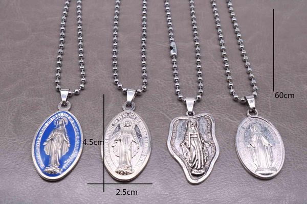 pendant necklaces mercy virgin mary necklace, cross rose rosary beaded necklace. fashion long chain., Silver
pendant necklaces mercy virgin mary necklace, cross rose rosary beaded necklace. fashion long chain., Silver