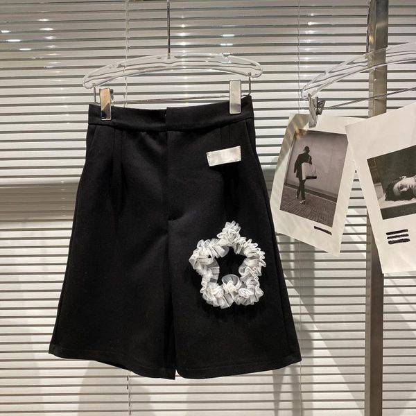 women's shorts star mesh flower wide leg suit women 2021 autumn and winter style small fragrance casual pant, White;black
women's shorts star mesh flower wide leg suit women 2021 autumn and winter style small fragrance casual pant, White;black