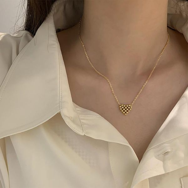 pendant necklaces sweet simple heart shaped stainless steel necklace, 2021 korean fashion titanium necklace jewelry for women, Silver
pendant necklaces sweet simple heart shaped stainless steel necklace, 2021 korean fashion titanium necklace jewelry for women, Silver