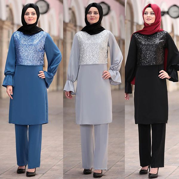 2 Piece Set Women Muslim Sets Hijab Dress Abaya Turkey Malaysia Tops and Pants Islamic Clothing Suit Musulman Ensembles M-4XL
2 Piece Set Women Muslim Sets Hijab Dress Abaya Turkey Malaysia Tops and Pants Islamic Clothing Suit Musulman Ensembles M-4XL