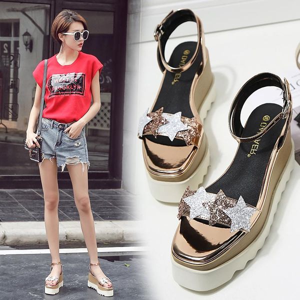 summer women's shoes flat platform open toe hollow casual female sandals star decor. candy 3 colors oulyyyogo, Black
summer women's shoes flat platform open toe hollow casual female sandals star decor. candy 3 colors oulyyyogo, Black