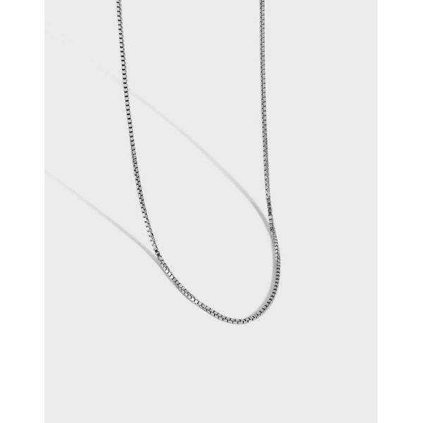 chains 100% 925 sterling silver box chain necklace for women neck accessories, simple woman diy necklaces fine jewelry
chains 100% 925 sterling silver box chain necklace for women neck accessories, simple woman diy necklaces fine jewelry