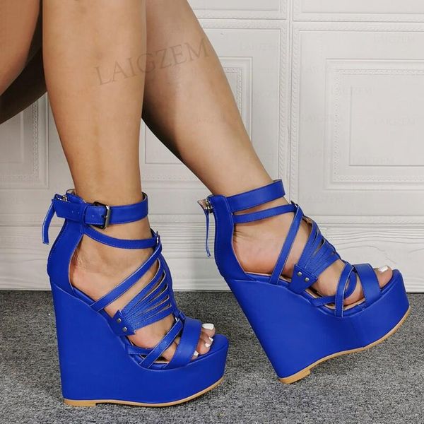 sandals dohbaner women zip up strappy platform wedges heels faux leather pumps female open toe shoes woman large size 45 47 52, Black
sandals dohbaner women zip up strappy platform wedges heels faux leather pumps female open toe shoes woman large size 45 47 52, Black