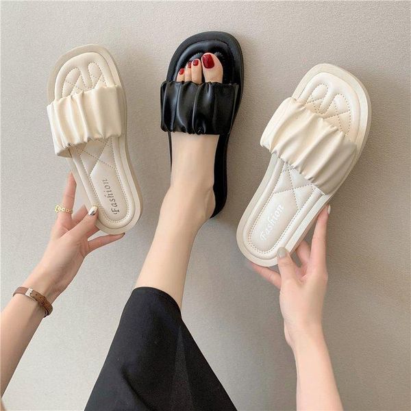 slippers women summer flat shoes female slides big size low fashion pantofle luxury 2021 soft rome pu concise fabric rubber basi, Black
slippers women summer flat shoes female slides big size low fashion pantofle luxury 2021 soft rome pu concise fabric rubber basi, Black