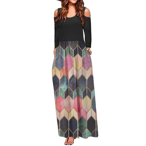 casual dresses vintage print boho dress women long maxi evening party beach summer vestidos short sleeve pocket, Black;gray
casual dresses vintage print boho dress women long maxi evening party beach summer vestidos short sleeve pocket, Black;gray