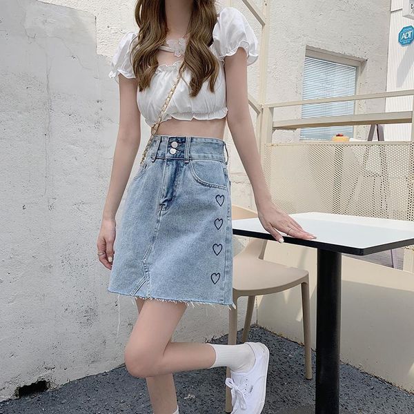 skirts retro love embroidered denim skirt female spring and summer large size was thin a-line bag hip ins, Black
skirts retro love embroidered denim skirt female spring and summer large size was thin a-line bag hip ins, Black