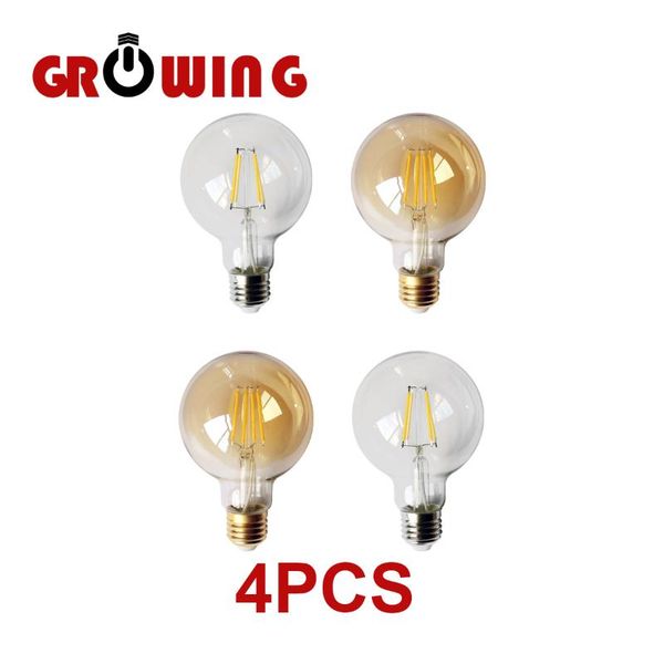 bulbs 4pcs/lot chrismas size filament bulb g80 e27 6w bombillas 220v-240v decor vintage lamp home decoration
bulbs 4pcs/lot chrismas size filament bulb g80 e27 6w bombillas 220v-240v decor vintage lamp home decoration