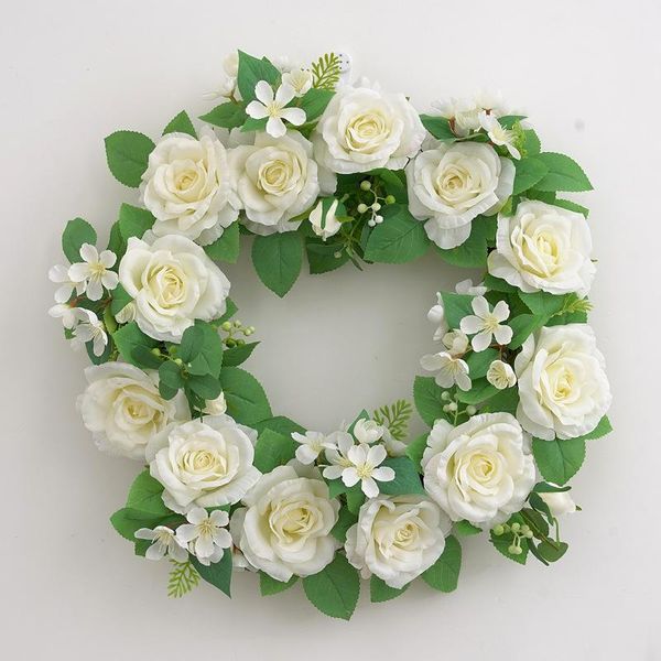 decorative flowers & wreaths artificial rose wreath diy silk cherry blossoms grass ring wedding home doorknob pendant christmas garland
decorative flowers & wreaths artificial rose wreath diy silk cherry blossoms grass ring wedding home doorknob pendant christmas garland