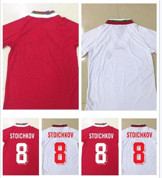 1994 bulgaria retro world cup national team soccer jersey home away red white 94 vintage football shirt #8 stoichkov #3 ivanov #22 andonov, Black;yellow
1994 bulgaria retro world cup national team soccer jersey home away red white 94 vintage football shirt #8 stoichkov #3 ivanov #22 andonov, Black;yellow