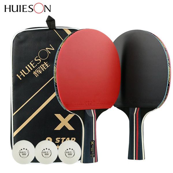table tennis raquets 1pair huieson rackets professional rubber carbon pingpong racket short long handle training with balls
table tennis raquets 1pair huieson rackets professional rubber carbon pingpong racket short long handle training with balls