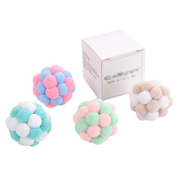 cat toys toy ball dual-color pet colorful handmade bouncy balls built-in interactive plush catnip supplies
cat toys toy ball dual-color pet colorful handmade bouncy balls built-in interactive plush catnip supplies