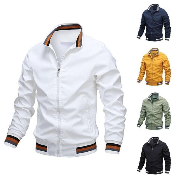 men's jackets fall spring jacket zipper solid stand collar men coat outdoor warm combat sportwear plus size m-4xl, Black;brown
men's jackets fall spring jacket zipper solid stand collar men coat outdoor warm combat sportwear plus size m-4xl, Black;brown