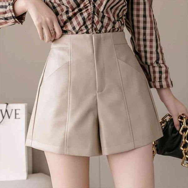 shorts for women autumn and winter high waist loose female pu leather fashion casual korean pockets black 0862, White;black
shorts for women autumn and winter high waist loose female pu leather fashion casual korean pockets black 0862, White;black
