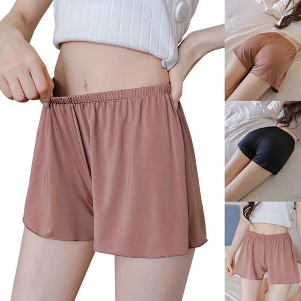 women's shorts summer short sleep bottoms women loose outwear solid color comfortable skin home nightgown woman clothing, White;black
women's shorts summer short sleep bottoms women loose outwear solid color comfortable skin home nightgown woman clothing, White;black