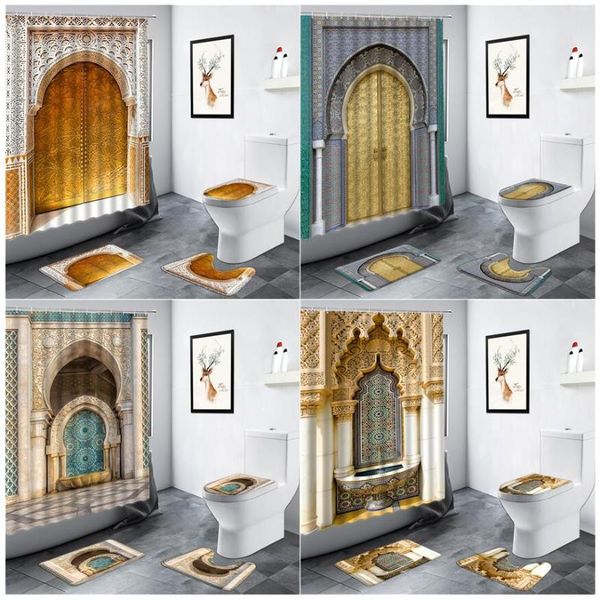 shower curtains vintage moroccan door curtain set retro bohemian mandala pattern decor fashion bathroom carpet anti-slip toilet bath mats
shower curtains vintage moroccan door curtain set retro bohemian mandala pattern decor fashion bathroom carpet anti-slip toilet bath mats