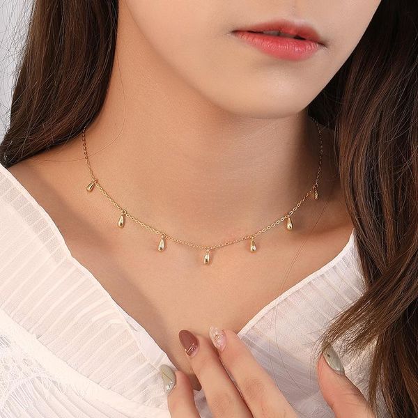 chains rainbow hoop korean style real 925 sterling silver water drops gold seeds for women necklaces choker chain fine jewelry gift
chains rainbow hoop korean style real 925 sterling silver water drops gold seeds for women necklaces choker chain fine jewelry gift