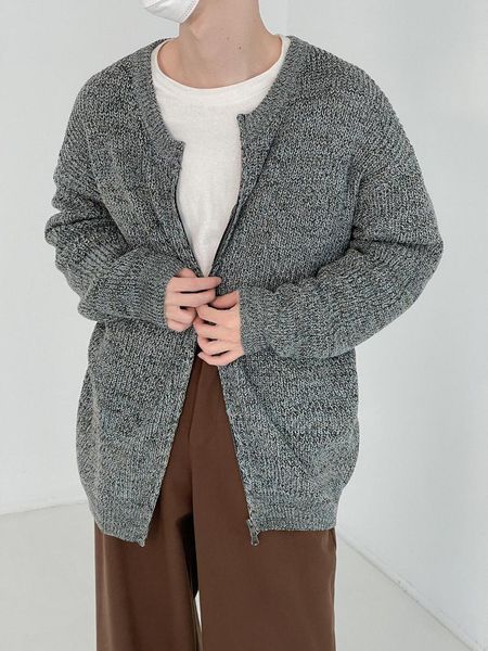 men's sweaters autumn zipper knitted cardigan jacket male ins trend sweater korean handsome clothes, White;black
men's sweaters autumn zipper knitted cardigan jacket male ins trend sweater korean handsome clothes, White;black