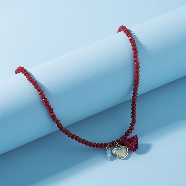 bohemian seed bead heart pearl choker necklaces short collar clavicle chain necklace for women statement jewelry 36+7cm, Silver
bohemian seed bead heart pearl choker necklaces short collar clavicle chain necklace for women statement jewelry 36+7cm, Silver