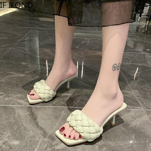 women's summer ladies thin heels slippers flip flops pu leather female waterproof mid shoes woman square toe shoe, Black
women's summer ladies thin heels slippers flip flops pu leather female waterproof mid shoes woman square toe shoe, Black