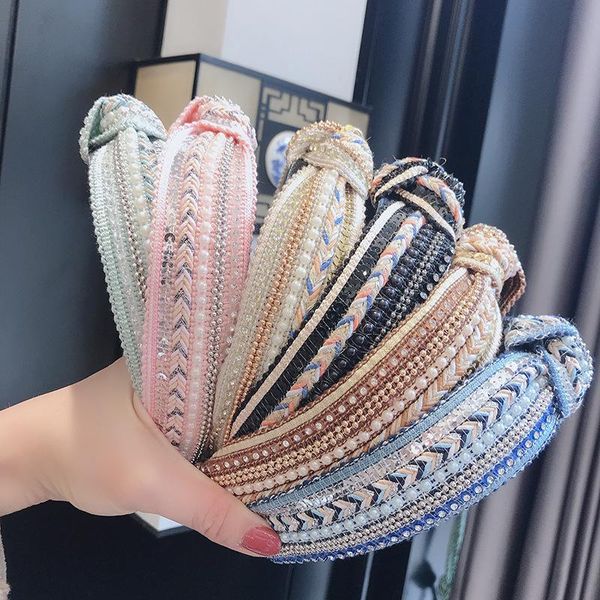 hair accessories vintage shiny pearl rinestone headbands for women girls wide knot braid hairbands turban hoops ladies
hair accessories vintage shiny pearl rinestone headbands for women girls wide knot braid hairbands turban hoops ladies