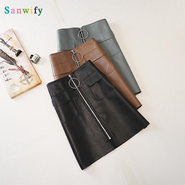skirts pocket small leather skirt women's autumn and winter fashion slimming temperament pu high waist one-piece a-shaped, Black
skirts pocket small leather skirt women's autumn and winter fashion slimming temperament pu high waist one-piece a-shaped, Black