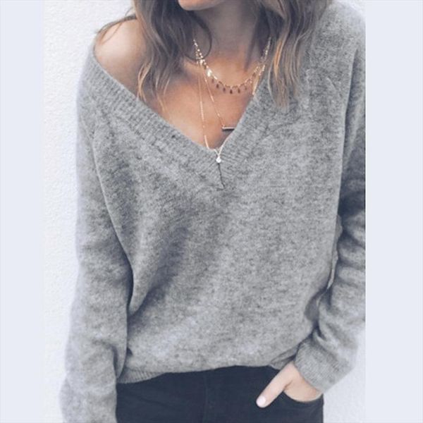 winter chic lady solid women sweaters color v neck long sleeve pullover knitted blouse casual elegant, White;black
winter chic lady solid women sweaters color v neck long sleeve pullover knitted blouse casual elegant, White;black