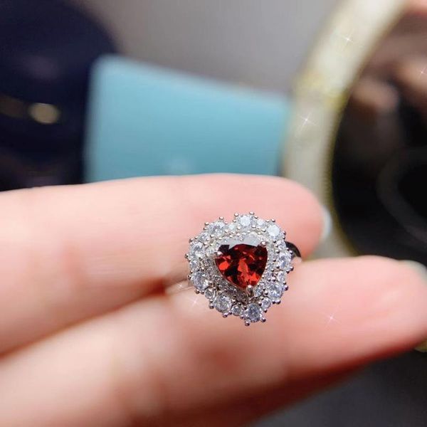 cluster rings fashion heart gemstone silver ring 6mm vvs grade natural garnet solid 925 jewelry gift for woman, Golden;silver
cluster rings fashion heart gemstone silver ring 6mm vvs grade natural garnet solid 925 jewelry gift for woman, Golden;silver