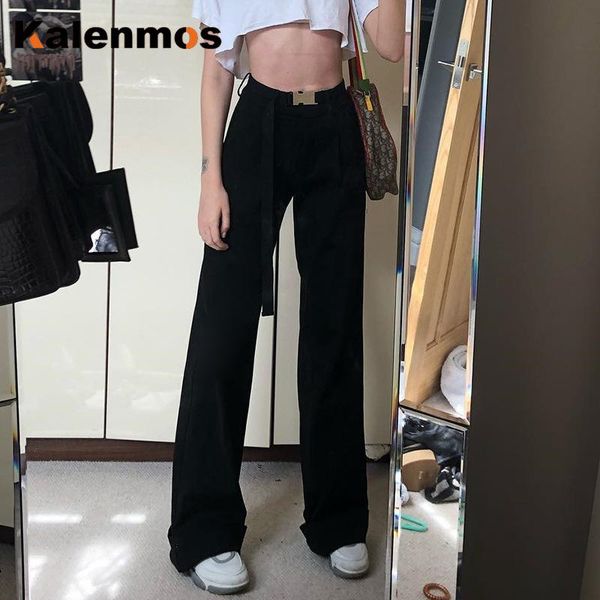 women's pants & capris kalenmos casual elastic high waist milk cow print women 2021 spring straight loose punk trousers pantalon femme, Black;white
women's pants & capris kalenmos casual elastic high waist milk cow print women 2021 spring straight loose punk trousers pantalon femme, Black;white