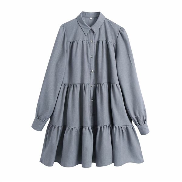 casual dresses sweet women grey patchwork es fashion ladies draped mini shirt- elegant female chic button loose vestidos spda, Black;gray
casual dresses sweet women grey patchwork es fashion ladies draped mini shirt- elegant female chic button loose vestidos spda, Black;gray