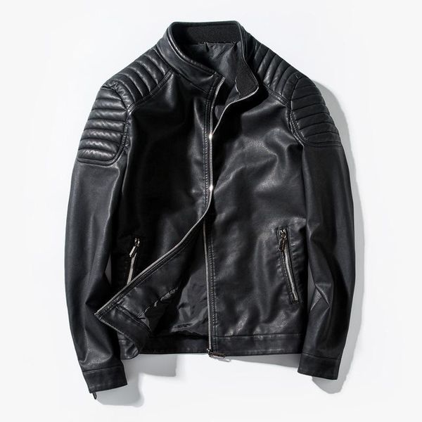 men's fur & faux casual jacket pu leather motorcycle of cultivate one's morality clothing, Black
men's fur & faux casual jacket pu leather motorcycle of cultivate one's morality clothing, Black