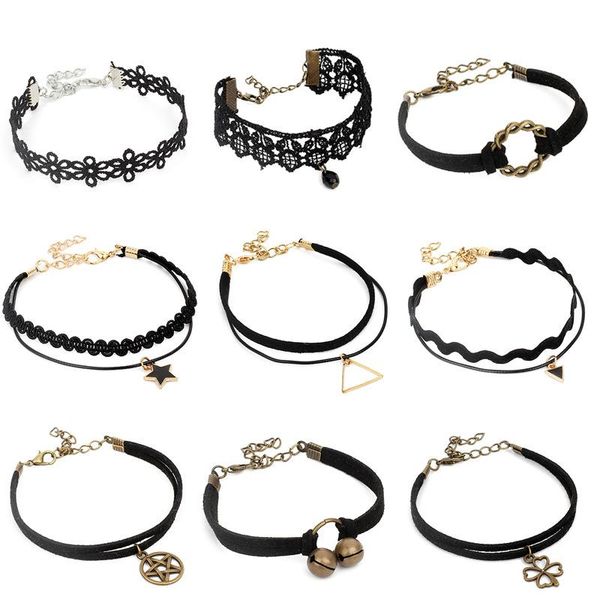 charm bracelets gothic black female multi-layer bracelet set heart boho bangles for women wrist chain fashion jewelry, Golden;silver
charm bracelets gothic black female multi-layer bracelet set heart boho bangles for women wrist chain fashion jewelry, Golden;silver