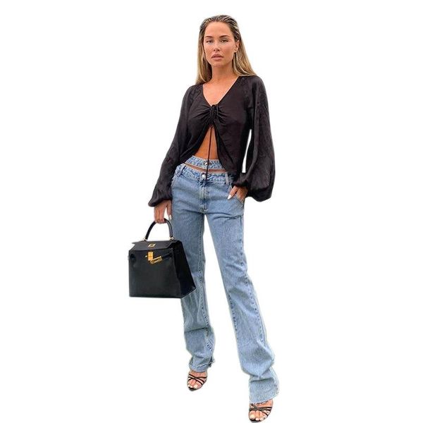 high waist jeans trousers ladies blue outdoor casual full length denim wholesale women's
high waist jeans trousers ladies blue outdoor casual full length denim wholesale women's