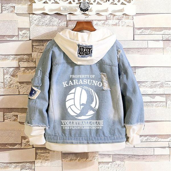 men's jackets anime haikyuu denim jacket men funny cartoon streetwear harajuku karasuno high graphic sweatshirt man, Black;brown
men's jackets anime haikyuu denim jacket men funny cartoon streetwear harajuku karasuno high graphic sweatshirt man, Black;brown
