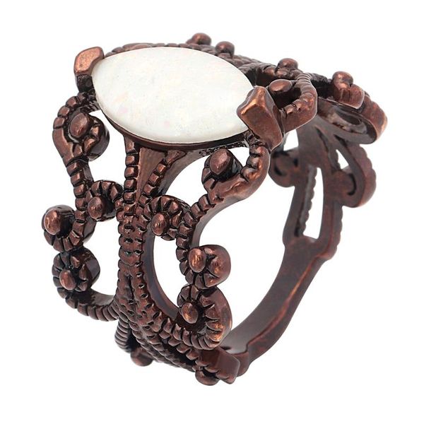 wedding rings brass bronze vintage flower ring rose gold filled fashion white opal exaggerated round finger for women gift, Slivery;golden
wedding rings brass bronze vintage flower ring rose gold filled fashion white opal exaggerated round finger for women gift, Slivery;golden
