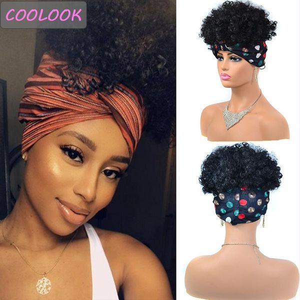 kinky curly headband wigs for women 8 inches short afro cap wig heat resistant fiber cosplay deep with scarf synthetic, Black
kinky curly headband wigs for women 8 inches short afro cap wig heat resistant fiber cosplay deep with scarf synthetic, Black
