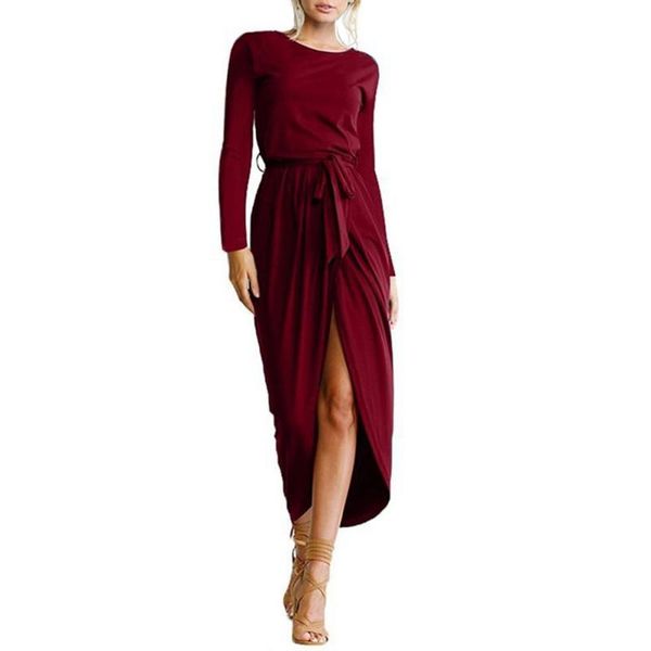 casual dresses 2021 autumn fashing irregular round neck loose long sleeve belt waist slim pack hip dress women elegant, Black;gray
casual dresses 2021 autumn fashing irregular round neck loose long sleeve belt waist slim pack hip dress women elegant, Black;gray
