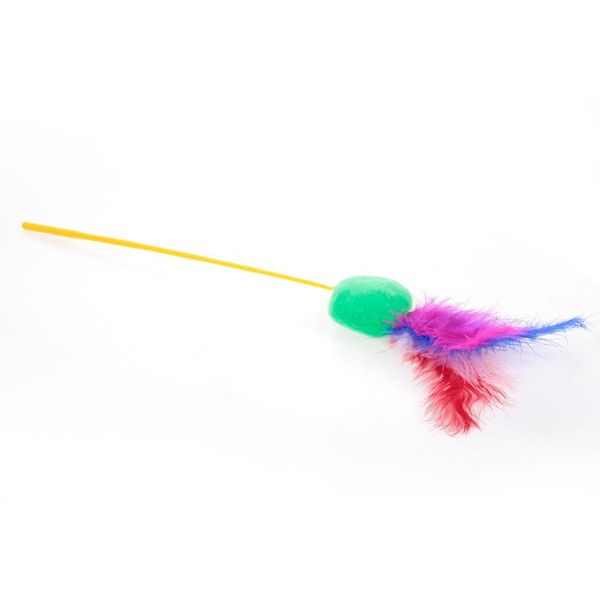 cat toys play interactive fun toy teaser wand pet colorful feather catcher stick for cats random color
cat toys play interactive fun toy teaser wand pet colorful feather catcher stick for cats random color