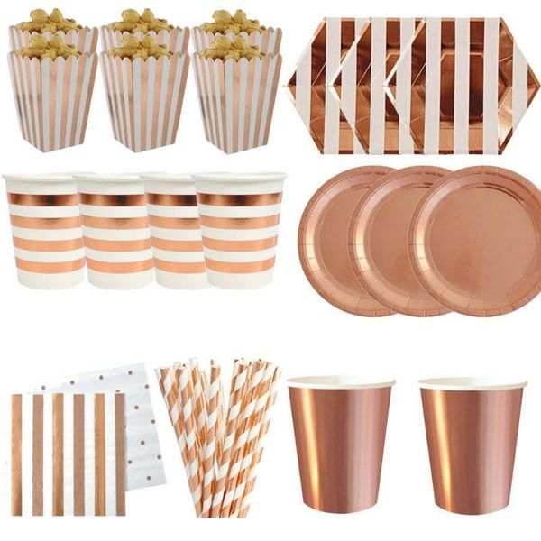 disposable dinnerware pink gold striped paper cups plate party supplies stamping tableware sets cup
disposable dinnerware pink gold striped paper cups plate party supplies stamping tableware sets cup